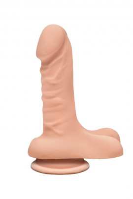 Маленький фаллоимитатор Doc Johnson The D - Super D - 6 Inch With Balls - ULTRASKYN