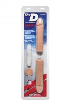 Двухсторонний фаллоимитатор Doc Johnson The D - Double D - ULTRASKYN