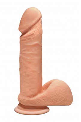Реалистичный фаллоимитатор Doc Johnson The D - Perfect D - 7 Inch With Balls - ULTRASKYN