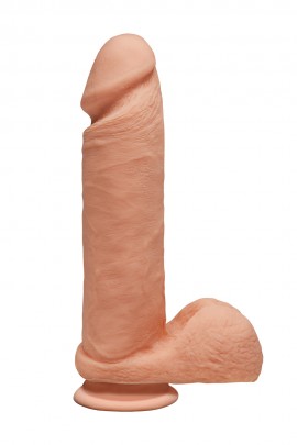 Реалистичный фаллоимитатор Doc Johnson The D - Perfect D - 8 Inch With Balls - ULTRASKYN