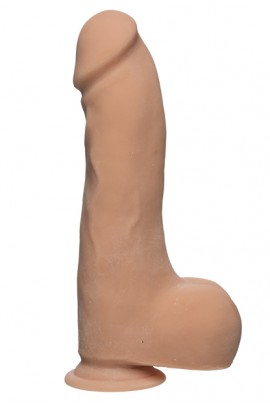 Large dotlower Doc Johnson The D - Master D - 10.5 Inch With Balls - Ultraskyn