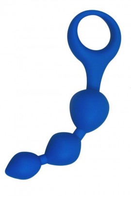 Анальные шарики Alive Triball Blue, макс. диаметр 2см