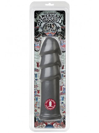 Фалоімітатор для фістингу Doc Johnson American Bombshell B-10 Warhead Gun Metal 6,9см