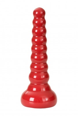 Анальная втулка Doc Johnson Red Boy - Red Ringer Anal Wand, диаметр 4,5см