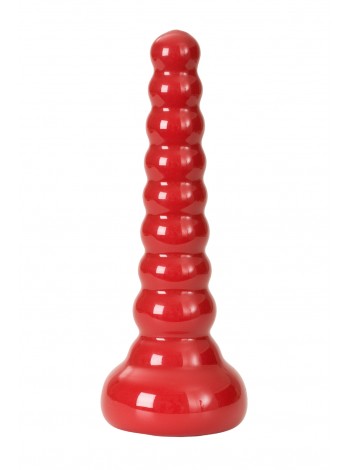 Анальна втулка Doc Johnson Red Boy - Red Ringer Anal Wand, діаметр 4,5 см