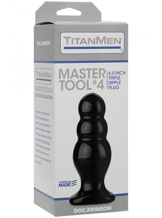 Анальна пробка Doc Johnson Titanmen Tools - Master, діаметр 6,6см