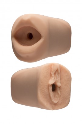 Двосторонній мастурбатор вагіна-рот Doc Johnson Mia Malkova and Vicky Vette