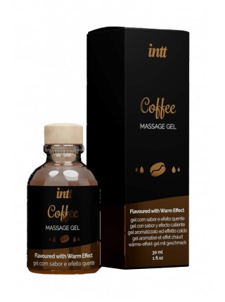 Интимный массажный гель с разогревающим эффектом Intt Coffee