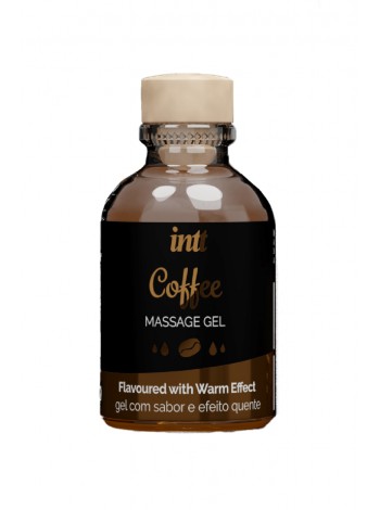 Intimate massage gel with the warming effect of INTT COFFEE