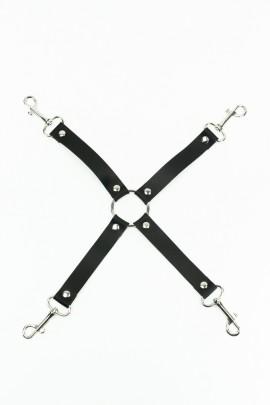 Мягкая крестовина из натуральной кожи Feral Feelings - 4 Way Connector