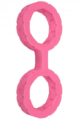 Силиконовые наручники Doc Johnson The Cuffs Large - Pink