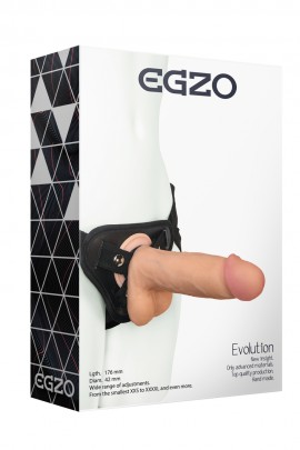 Strapon with Fastening Harnesse EGZO Evolution Str004