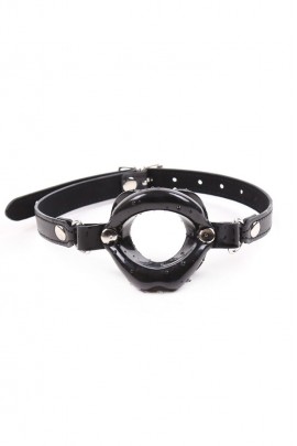 Чорний розширювач рота у формі губ