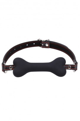 Чорний кляп-кісточка в рот