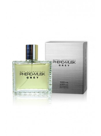 Men's perfume with Pheromones Aurora Phero-Musk Gray, 100 ml