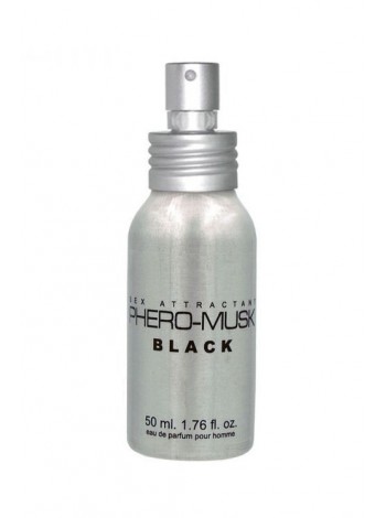 Perfume for men with Pheromones Aurora Phero-Musk Black, 50 ml