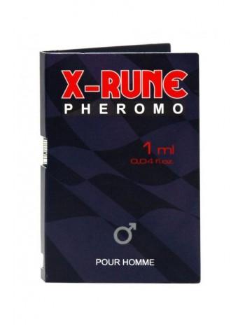 Пробник духів з феромонами для чоловіків Aurora X-rune for men, 1 мл