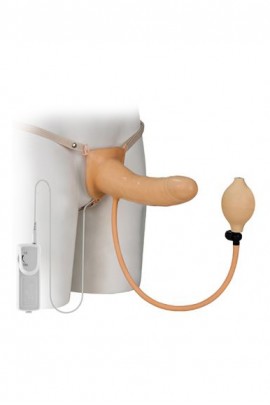 Надувной страпон RIDING DIXIE с вибрацией