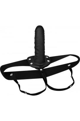 Strapon Male DR. Skin 6inch Hollow Strap ON, Black