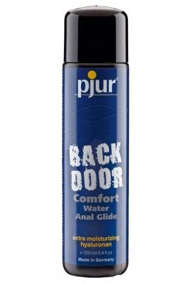 Anal Lubricant Water-based PJUR Backdoor Comfort Water Glide with Haluron, 100 ml