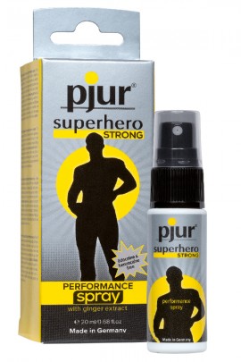 Spray prolongator with ginger extract PJUR SUPERHERO STRONG SPRAY, 20ML
