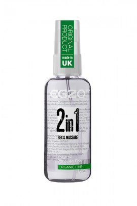 Вагинальный лубрикант-массажное масло на силиконовой основе EGZO WOW 2in1, 50мл