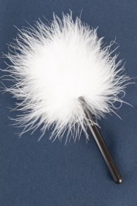 Коротка масажна паличка білого кольору