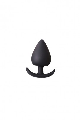 Smooth anal plug of silicone M - 3.4x6.8 cm