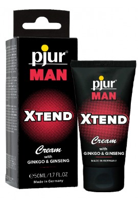 Стимулирующий крем для пениса с экстрактом гинкго и женьшеня pjur MAN Xtend Cream, 50мл