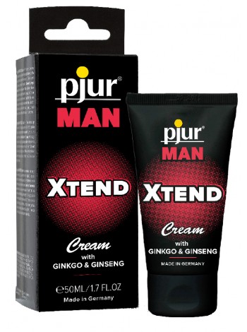 Стимулирующий крем для пениса с экстрактом гинкго и женьшеня pjur MAN Xtend Cream, 50мл