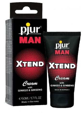 Stimulating Cream for Penis with Ginkgo and Ginseng Extract PJUR MAN Xtend Cream, 50ml