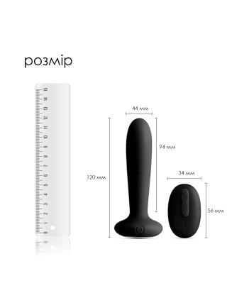 Anal tube with heating and remote control Svakom Primo, Black