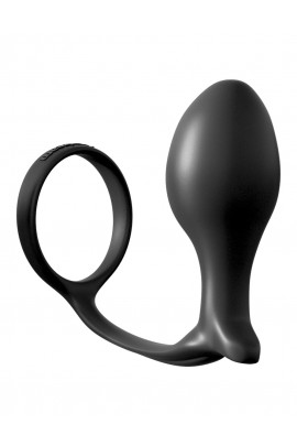 Anal plug with an erection ring Anal Fantasy Ass-Gasm Advanced Plug, 12x4cm