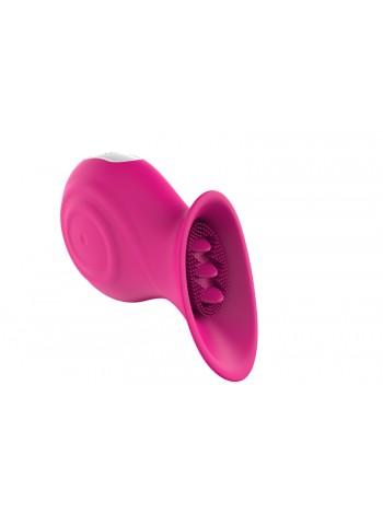 Вібростимулятор для клітора VIBES OF LOVE PLEASURE SNAIL MAGENTA