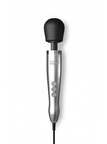 Vibrating massager microphone in the metal case DOXY DIE CAST METAL, SILVER