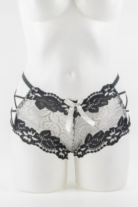Black panties shortcas