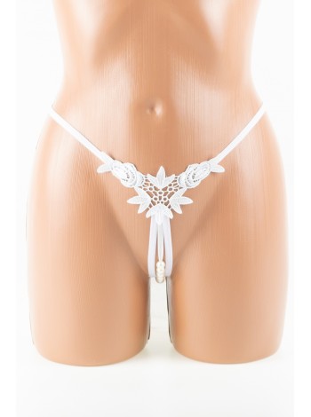 White erotic panties