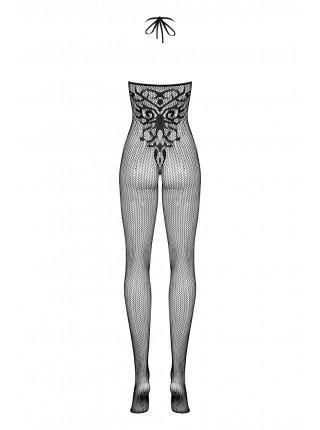 G308 боди-комбинезон черный Obsessive