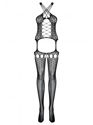 Body Jumpsuit G313 Black Obsessive