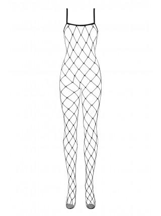 N102 боди-комбинезон черный Obsessive