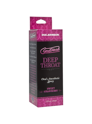 Спрей для мінету Doc Johnson GoodHead DeepThroat Spray - Sweet Strawberry, 59мл