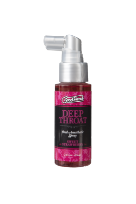 Спрей для минета Doc Johnson GoodHead DeepThroat Spray – Sweet Strawberry, 59мл
