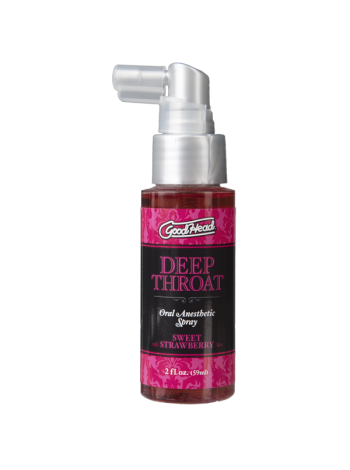 Spray for the blowjob Doc Johnson Goodhead Deepthroat Spray - Sweet Strawberry, 59ml