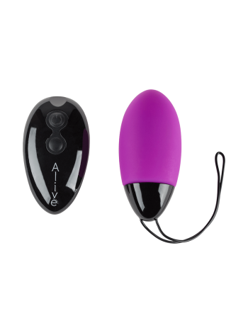 Мощное виброяйцо Alive Magic Egg MAX Violet с пультом управления