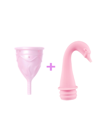 Менструальна чаша з кишеньковим душем Femintimate Eve Cup розмір S, діаметр 3,2 см