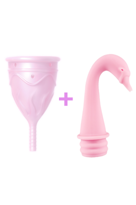 Menstrual bowl Femintimate EVE CUP with portable shower size L, diameter 3,8cm