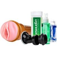 Набір для мастурбації Fleshlight STU Value Pack: мастурбатор, присоска, змазка, чистячий, відновлюючий засоби