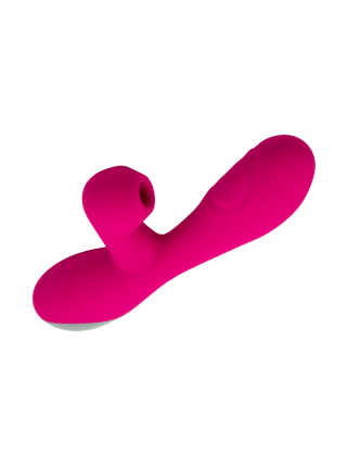 Вибратор-кролик 3 в 1: с вакуумом и пульсирующей стимуляцией точки G Alive Caribbean Shine Magenta