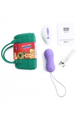 Вагинальные шарики с движениями вверх-вниз и вибрацией FeelzToys Motion Love Balls Jivy с пультом