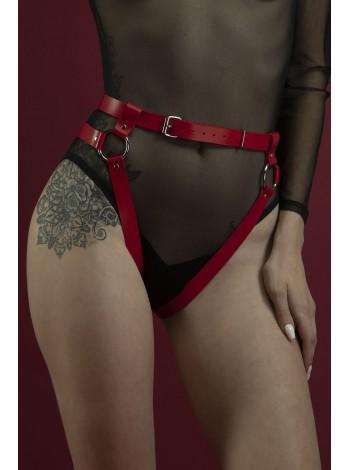 Red Leather Couples Garkers Feral Feelings - Belt Briefs